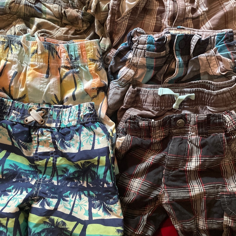 Bundle deal all 7 pairs shorts of 3 toddler and a 4 t